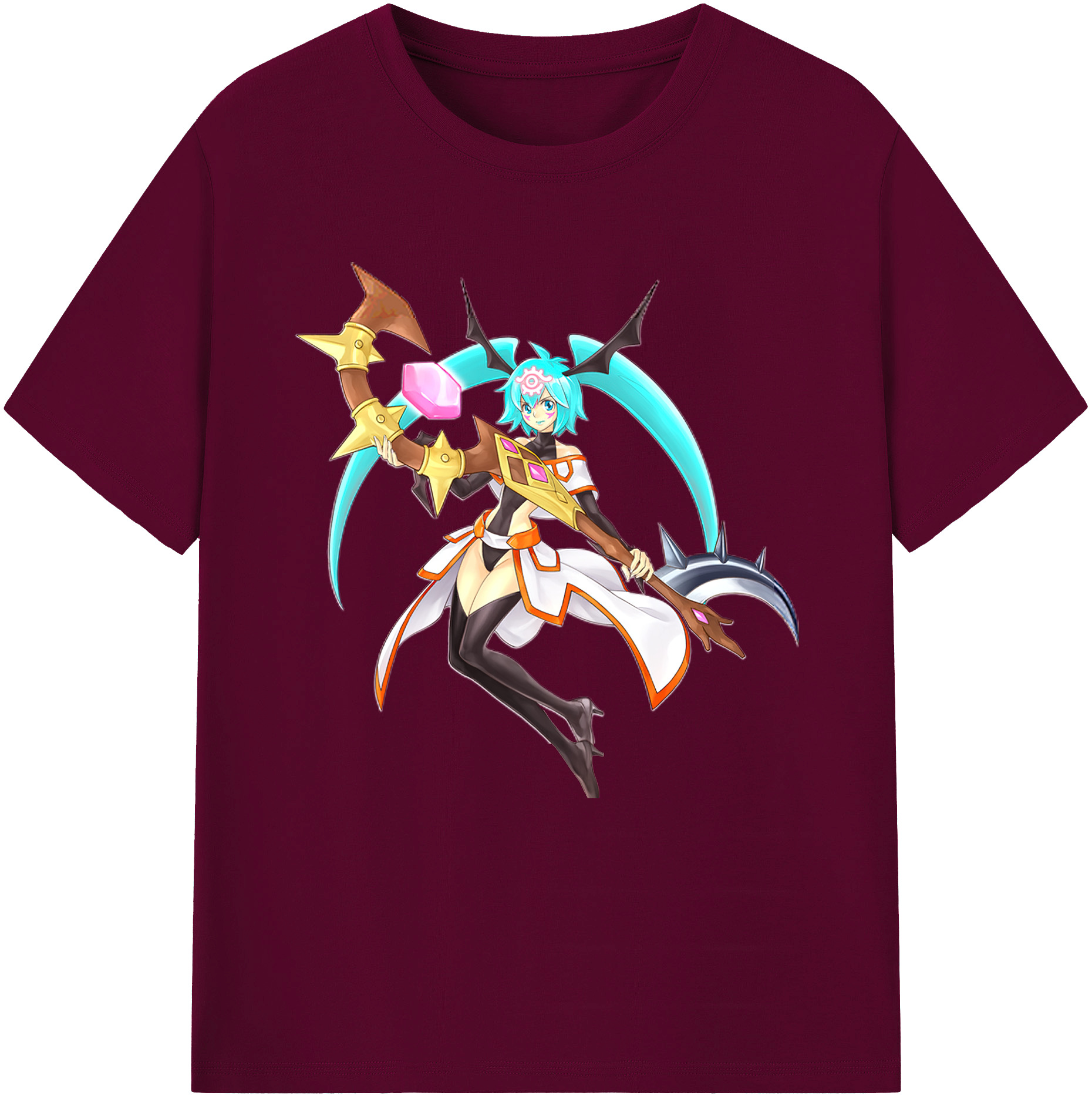 （画像用） 遊☆戯☆王 Yu-Gi-Oh! レディースカジュアルプリントTシャツ（綿100％）